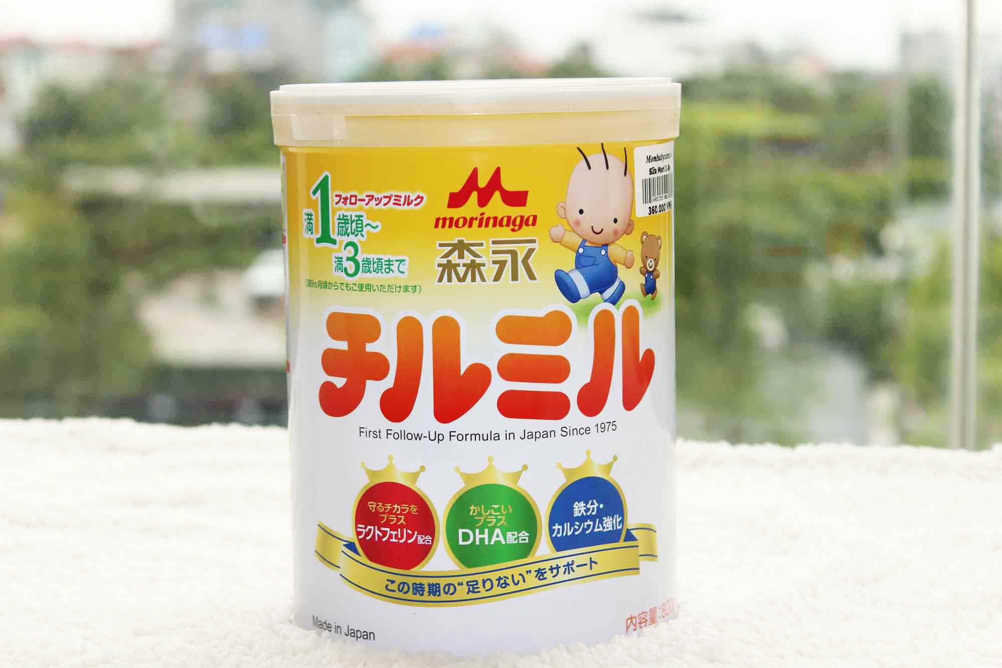 Sữa Morinaga cho trẻ từ 1 - 3