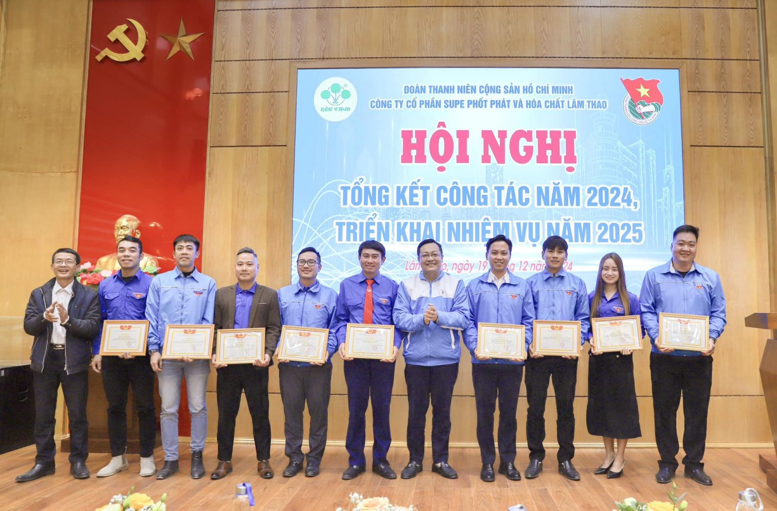 Tổng kết công tác Đoàn Thanh niên Supe Lâm Thao năm 2024