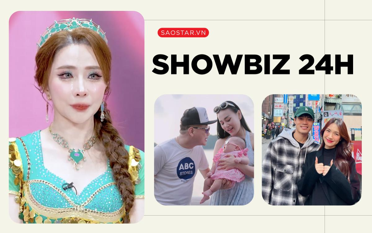 Showbiz 24h: Quỳnh Nga bật khóc nức nở, Phương Oanh muốn sinh thêm con