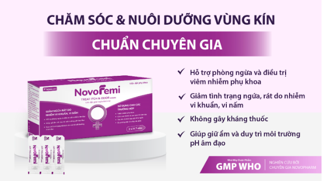 Hình ảnh minh họa: Viên đặt Novofemi